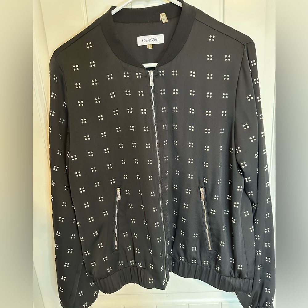 Calvin Klein Black Studded Jacket